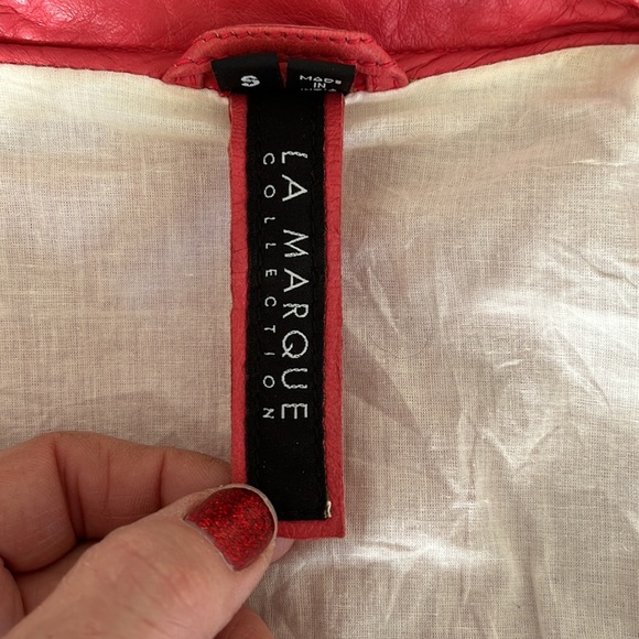 EUC La Marque leather jacket - Picture 10 of 13